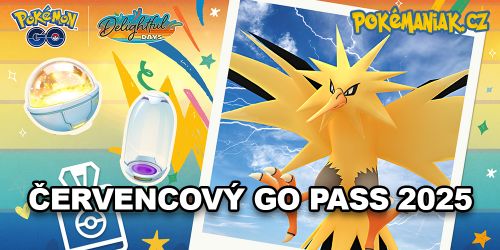 Pokémon GO - Průvodce GO Pass pro červenec 2025