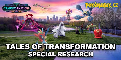 Pokémon GO - Úkoly v Tales of Transformation Special Research