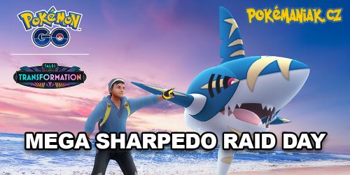 Pokémon GO - Raid Day nám do hry přinese Mega Sharpedo