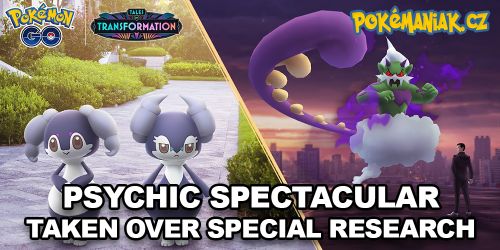 Pokémon GO - Úkoly v Psychic Spectacular: Taken Over Special Resesarch