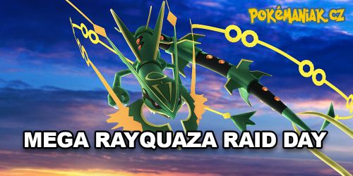 Pokémon GO - Mega Rayquaza se v polovině října 2025 objeví v Raid Day
