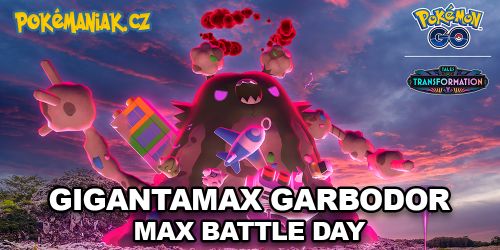 Pokémon GO - Gigantamax Garbodor dorazí během Max Battle Day