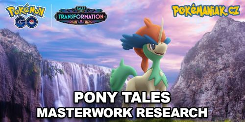 Pokémon GO - Úkoly v Pony Tales Masterwork Research se shiny Keldeo