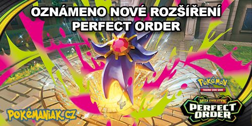 Pokémon TCG - Oznámeno nové rozšíření Mega Evolution – Perfect Order