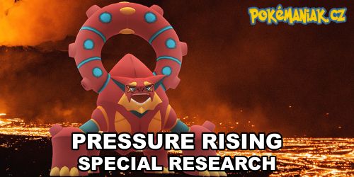 Pokémon GO - Úkoly v Pressure Rising Special Research s Volcanionem