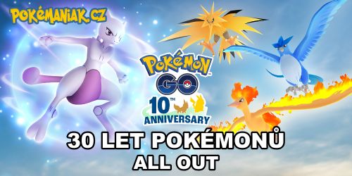 Pokémon GO - Oslava 30 let Pokémonů: All Out