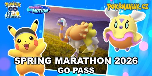 Pokémon GO - Eventový GO Pass k Spring Marathon 2026