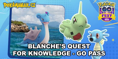 Pokémon GO - Eventový GO Pass k Blanche's Quest for Knowledge