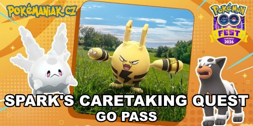 Pokémon GO - Eventový GO Pass k Spark's Caretaking Quest