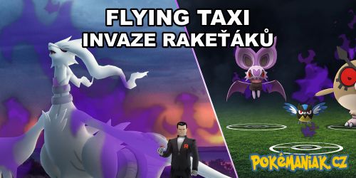 Pokémon GO - Invaze Rakeťáků během eventu Flying Taxi