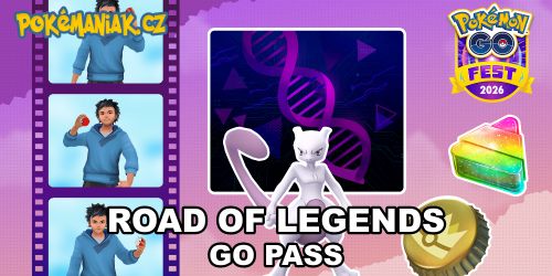 Pokémon GO - Eventový GO Pass: Road of Legends