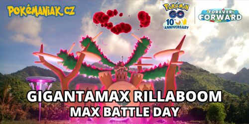 Pokémon GO - Gigantamax Rillaboom Max Battle Day 2026