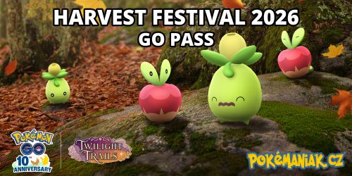 Pokémon GO - Eventový GO Pass k Harvest Festival 2026