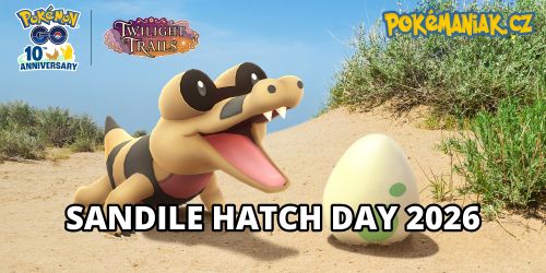 Pokémon GO - Sandile Hatch Day 2026