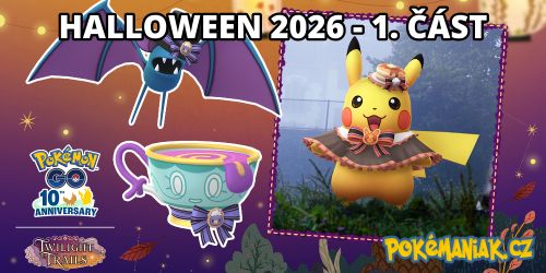 Pokémon GO - Halloween 2026 - 1. část
