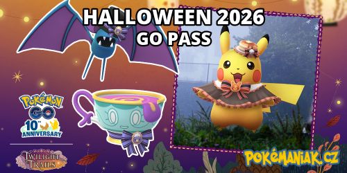 Pokémon GO - Eventový GO Pass k Halloween 2026
