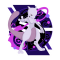 Nálepka na dárek s Mewtwo
