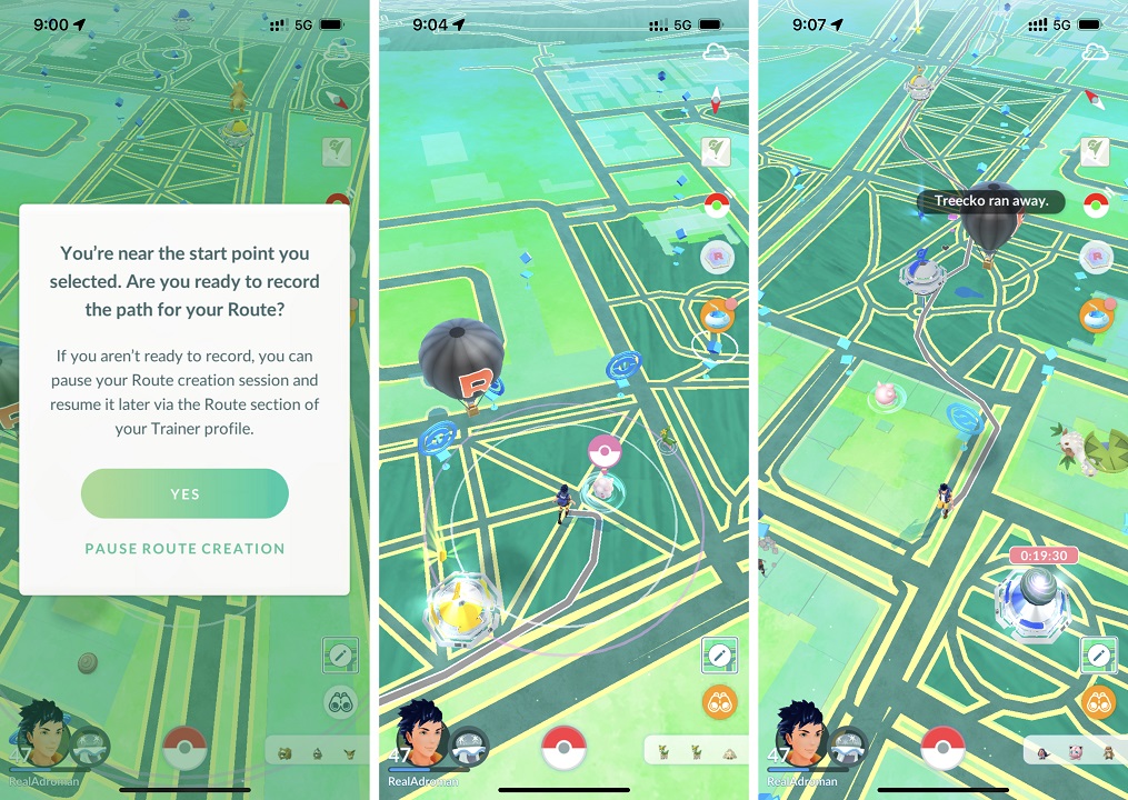 Jak udělat Route Pokémon go?